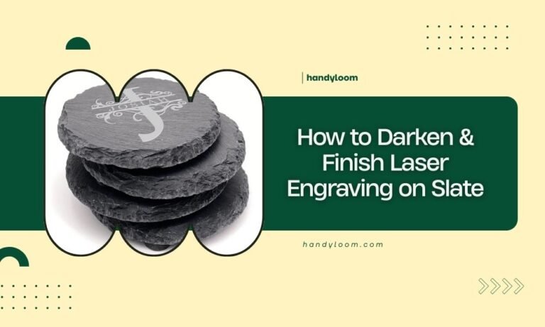 How to Darken & Finish Laser Engraving on Slate