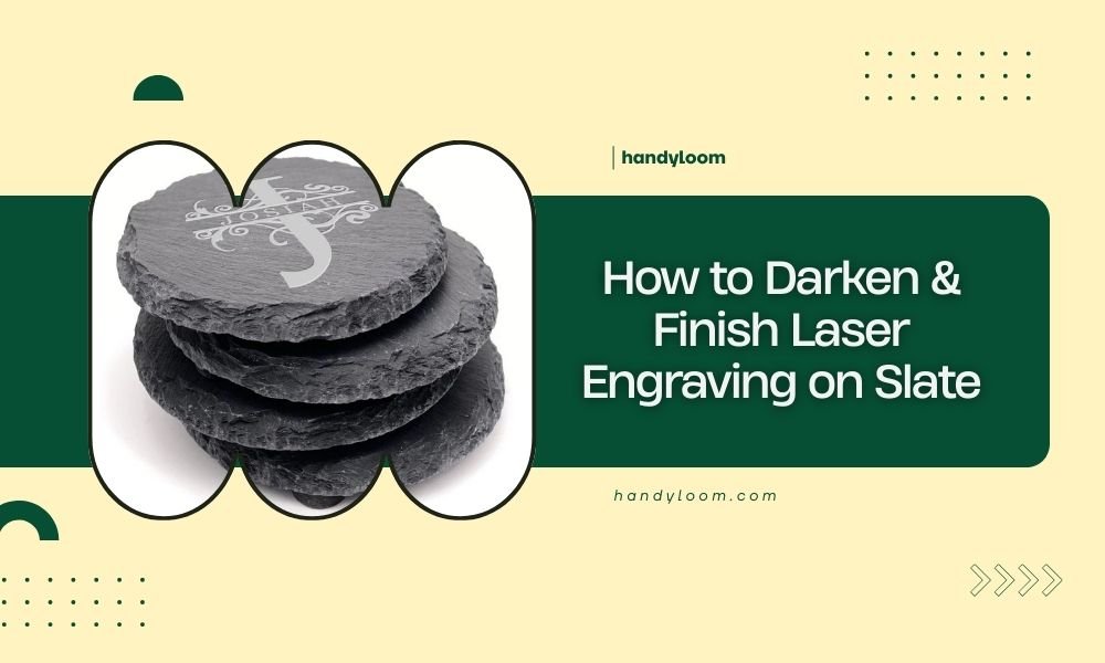 How to Darken & Finish Laser Engraving on Slate