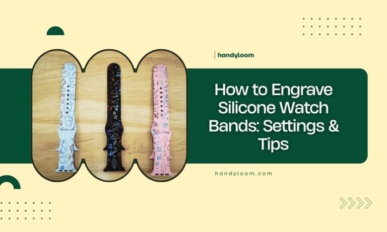 How to Engrave Silicone Watch Bands_ Settings & Tips