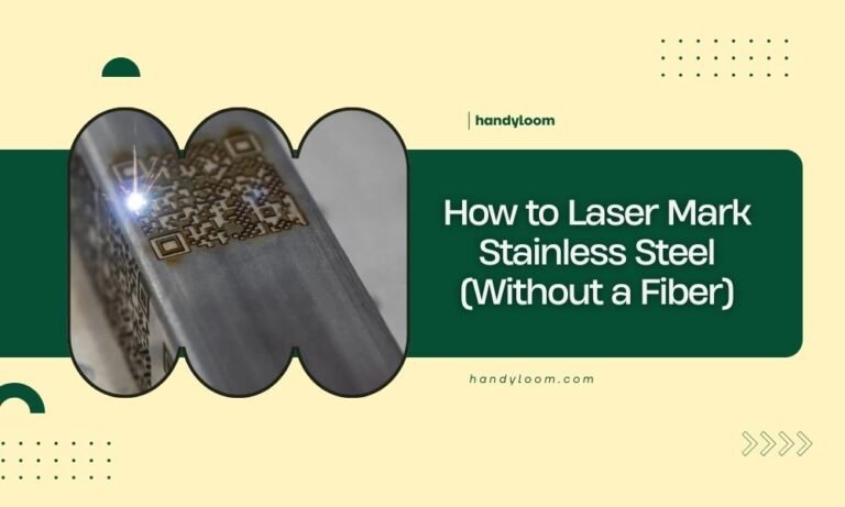How to Laser Mark Stainless Steel (Without a Fiber)