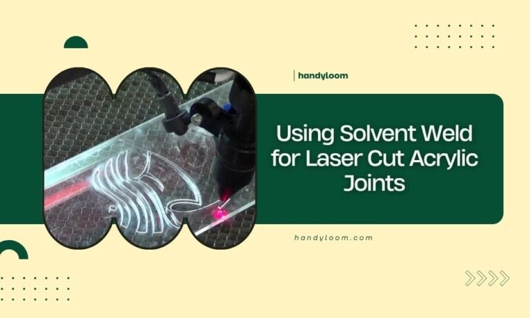 Using Solvent Weld for Laser Cut Acrylic Joints