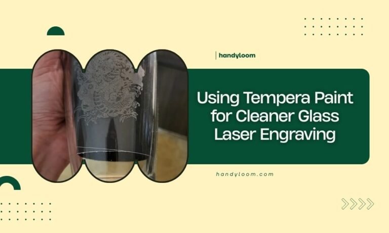 Using Tempera Paint for Cleaner Glass Laser Engraving