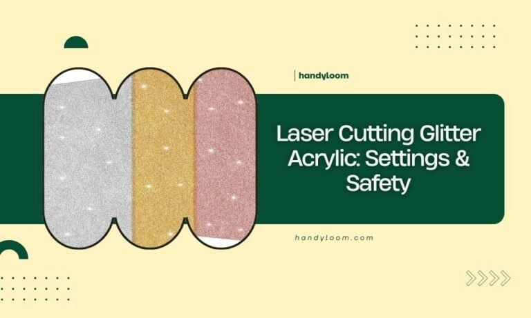 Laser Cutting Glitter Acrylic_ Settings & Safety