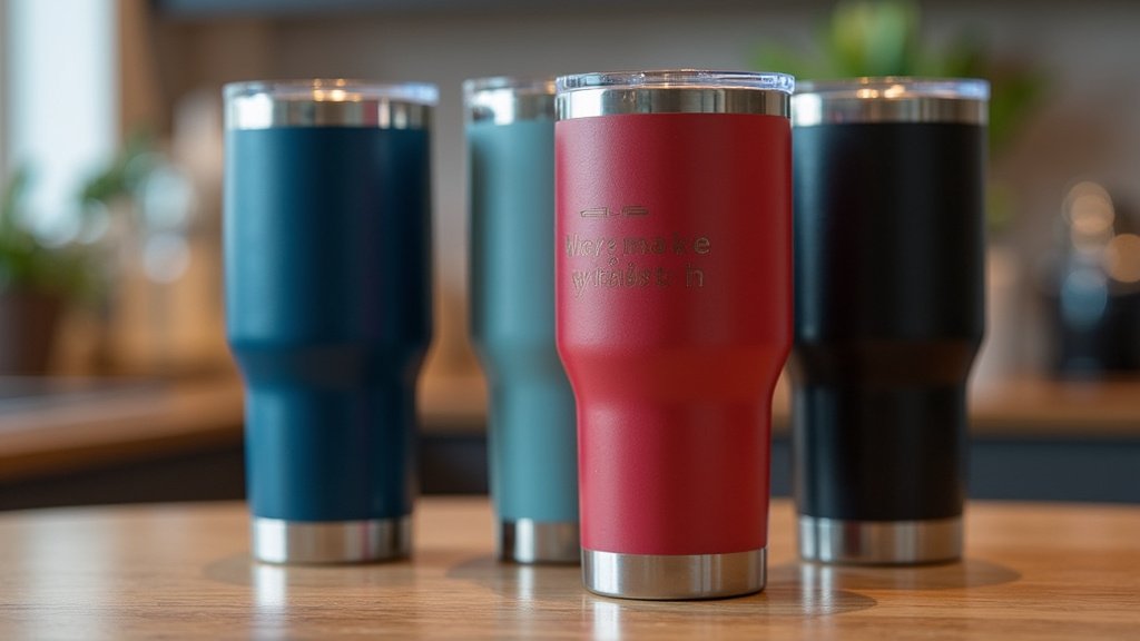 Engraving Powder Coated Drinkware: The Process Explained