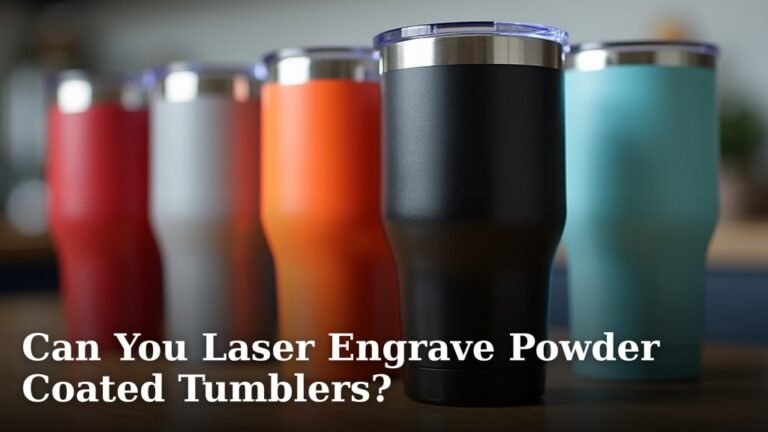 Can You Laser Engrave Powder Coated Tumblers?
