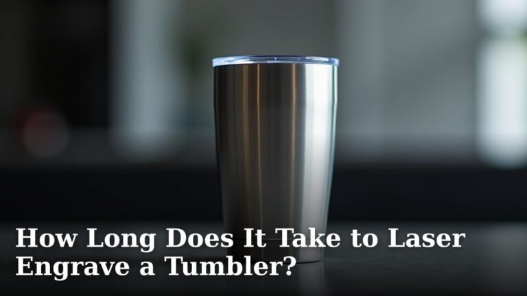 How Long Does It Take to Laser Engrave a Tumbler?