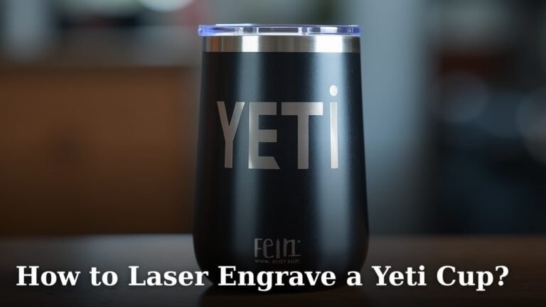 How to Laser Engrave a Yeti Cup?