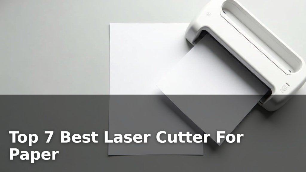 Top 7 Best Laser Cutter For Paper