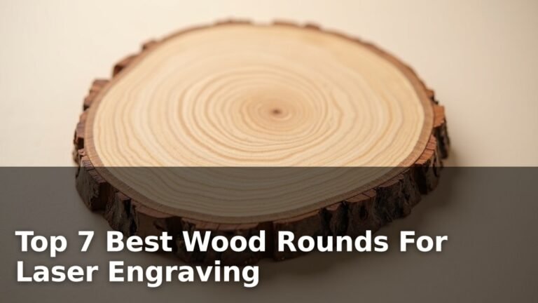 Top 7 Best Wood Rounds For Laser Engraving