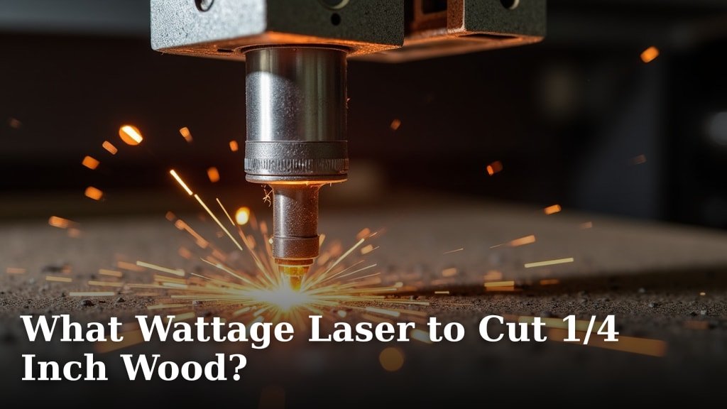 What Wattage Laser to Cut 1/4 Inch Wood?