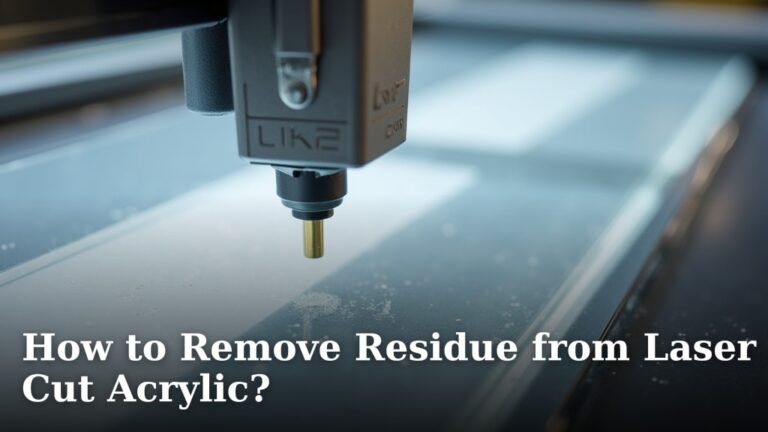 How to Remove Residue from Laser Cut Acrylic?