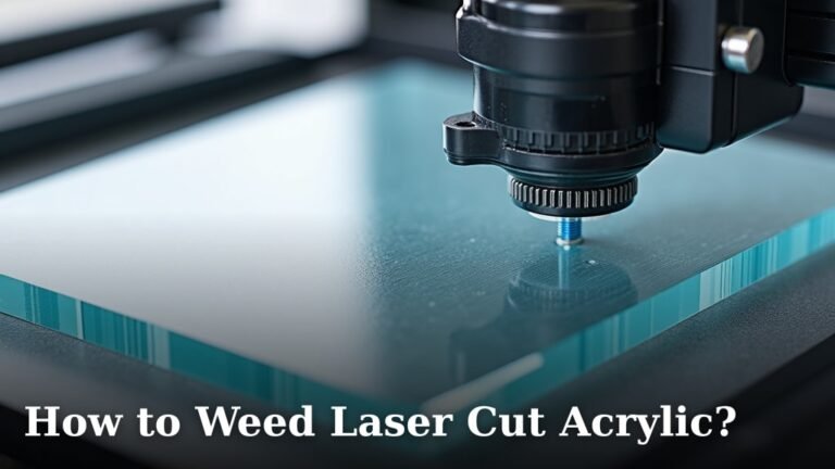 How to Weed Laser Cut Acrylic?