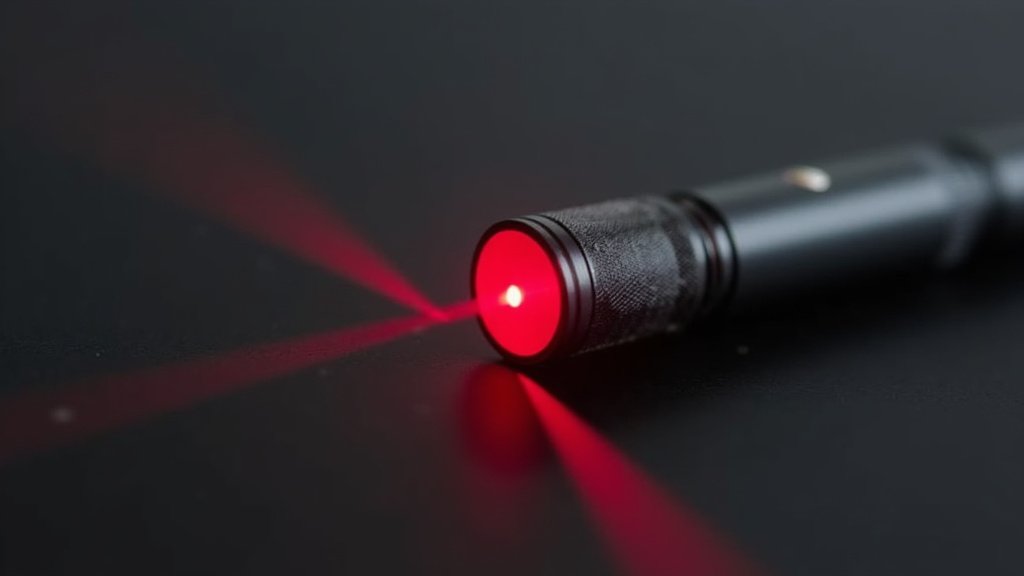 Understanding the Red Dot on a Laser Pointer
