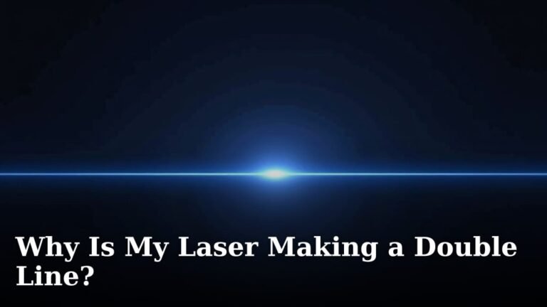 Why Is My Laser Making a Double Line?